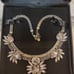 Vintage Rhinestone Statement Necklace