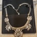 Vintage Rhinestone Statement Necklace