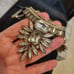 Vintage Rhinestone Statement Necklace