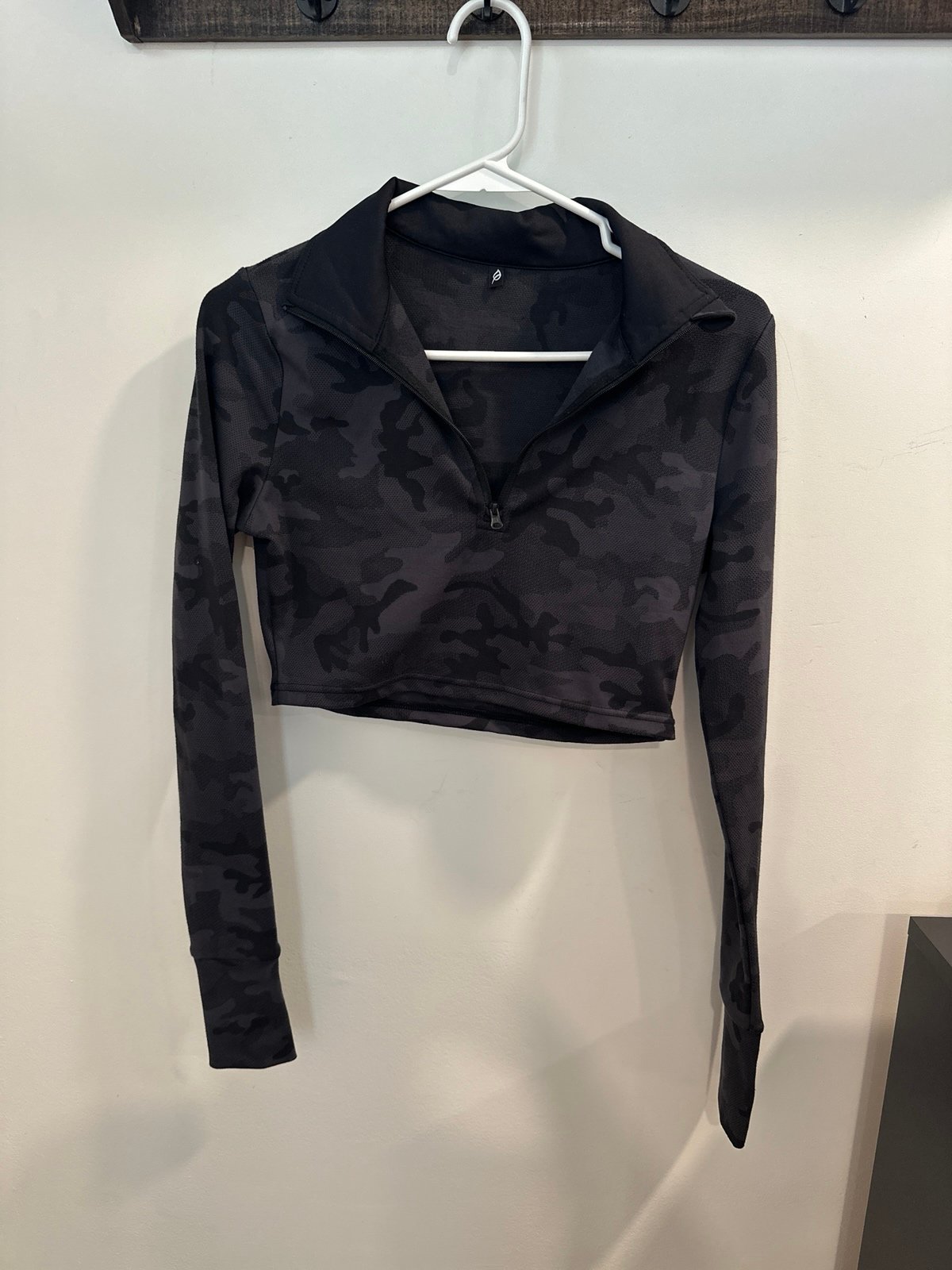P’tula Black Camo Cropped Jacket