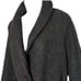 Christian Siriano Wool Blend Faux Fur Duster Long Over Coat Size Medium Women's