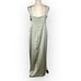 Shona Joy Luxe Tie Front Cocktail Dress Women's 10 Green Sleeveless Midi NWT