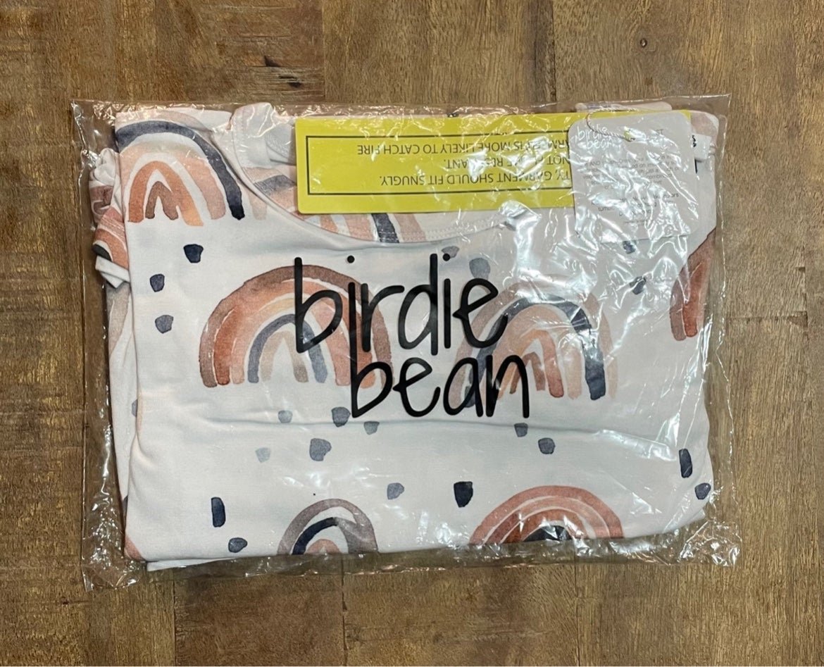 Birdie Bean REIGN Rainbow PJs 6T NWT