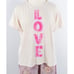 Magnolia Pearl Circus LOVE T in Dragonfruit Boyfriend Cut OS