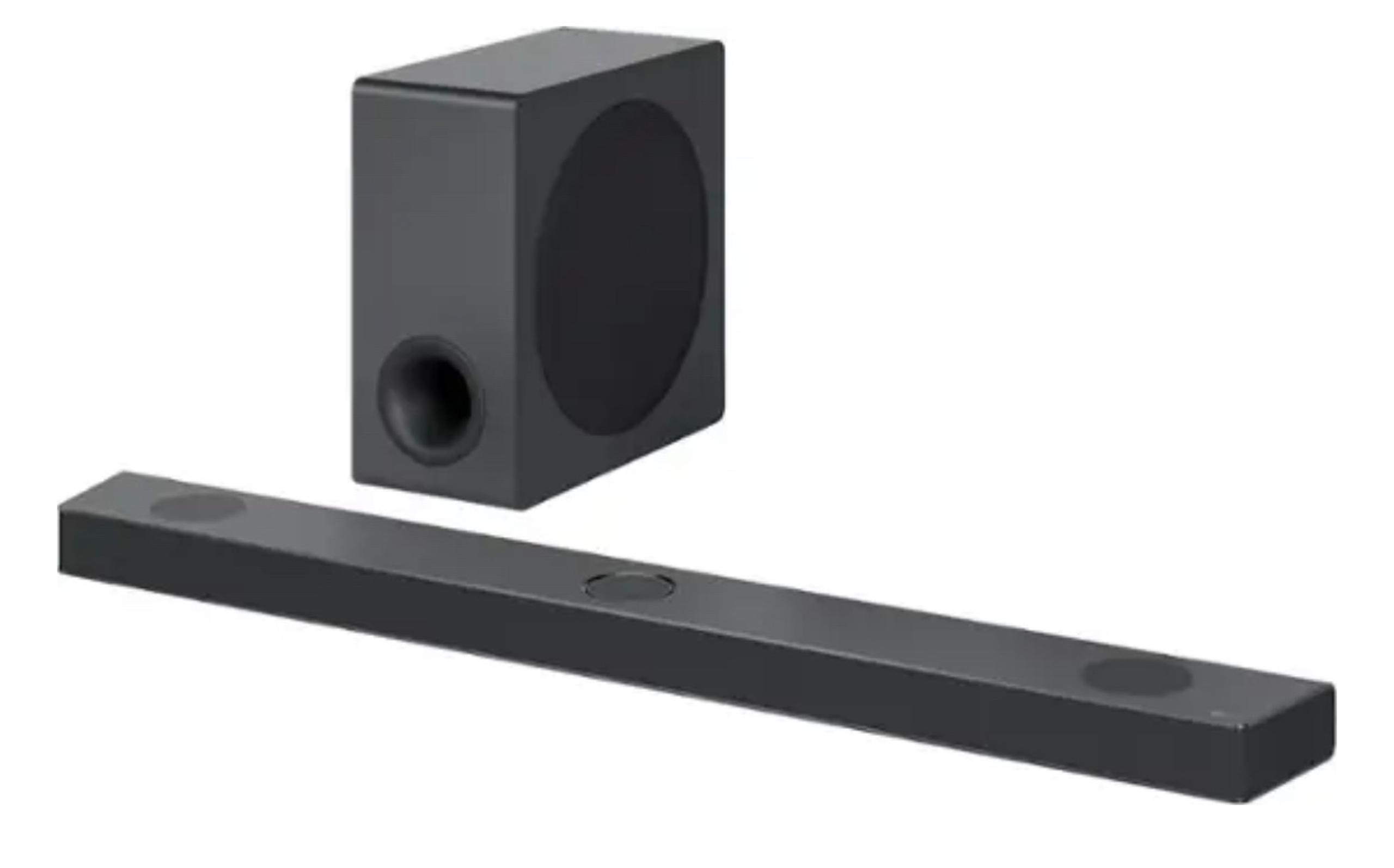 LG - 5.1.3 Channel Soundbar with Wireless Subwoofer, Dolby Atmos and DTS:X - Bla