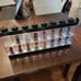 Lego minifig lot with display case