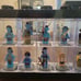 Lego minifig lot with display case