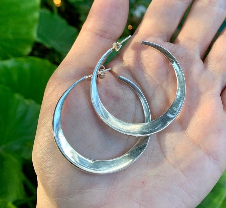 Sterling Silver Hoop Earrings