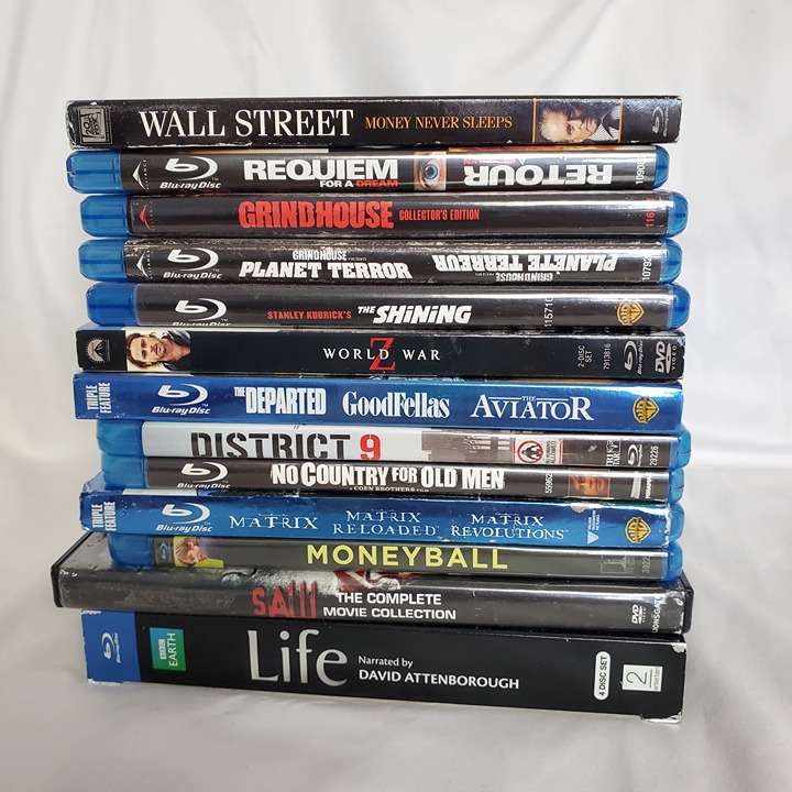 Incredible Blu Ray / DVD Lot - Horror, Thriller, Drama, and More. No junk