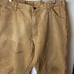 Vintage Dickies Khaki Tan Distressed Carpenter Duck Jeans Pants Men's Size 38x30