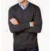 Club Room 100% Fine Cashmere Gray V-Neck