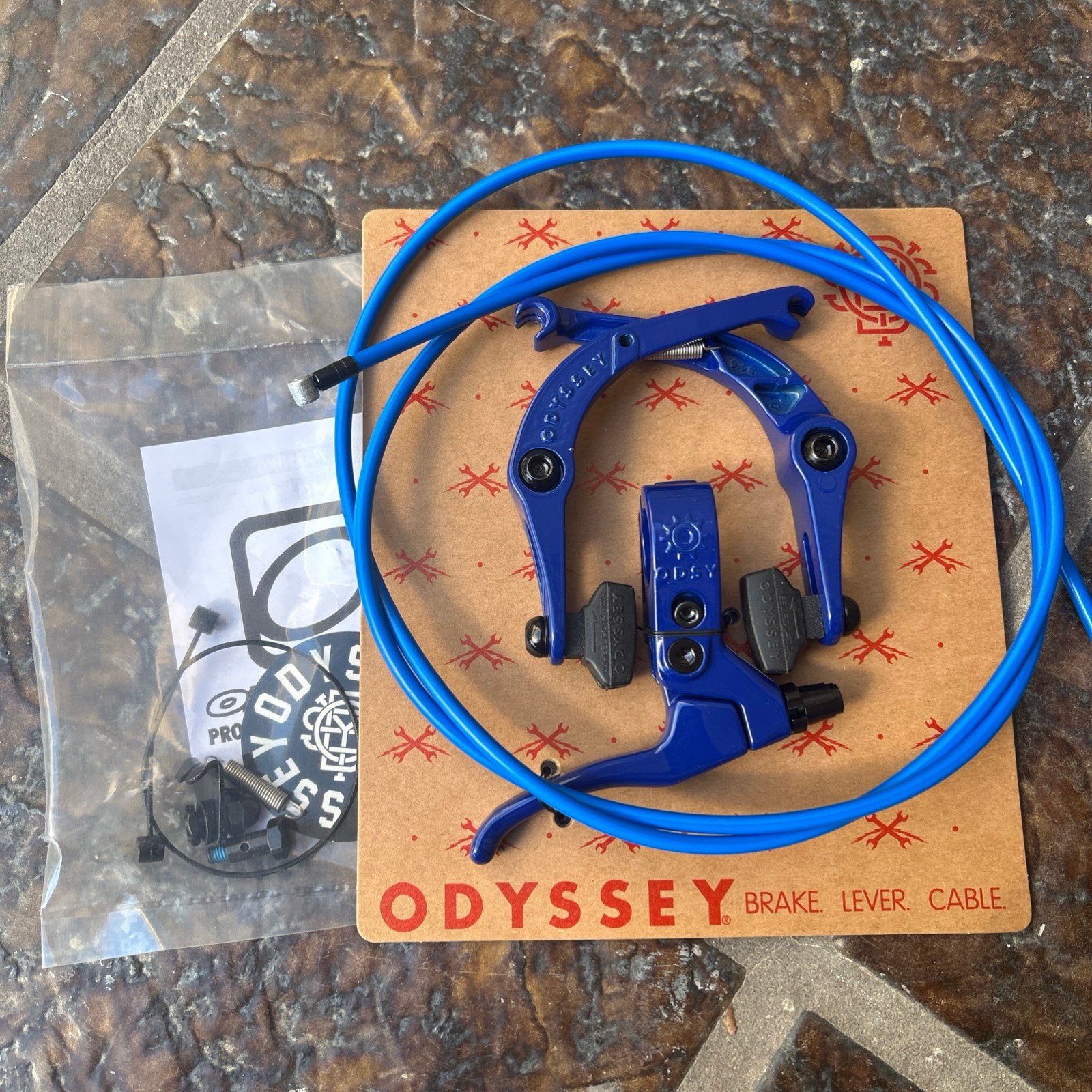 ODYSSEY BMX SPRINGFIELD BICYCLE U-BRAKE KIT FIRE ENGINE RED PRIMO SHADOW COLONY