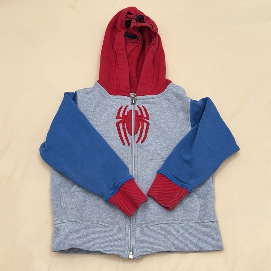 Hanna Anderson Marvel Spider-Man French Terry Hoodie Sz 3T