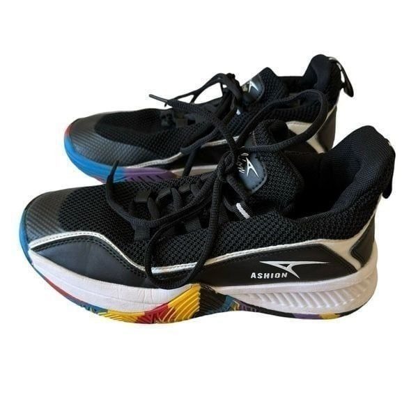 ASHION Basketball shoes, boys trainers high top outdoor sports shoes anti-skid