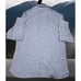 228 Faherty Reserve Linen Mens Medium Long Sleeve Blue Plaid Button Up Shirt