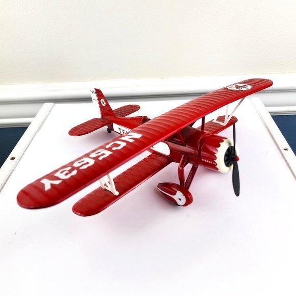 Ertl Texaco Die Cast Collectibles NC563Y Model Stearman Bi-Plane Coin Bank