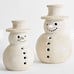 Pottery Barn Terracotta Snowman Large 15”