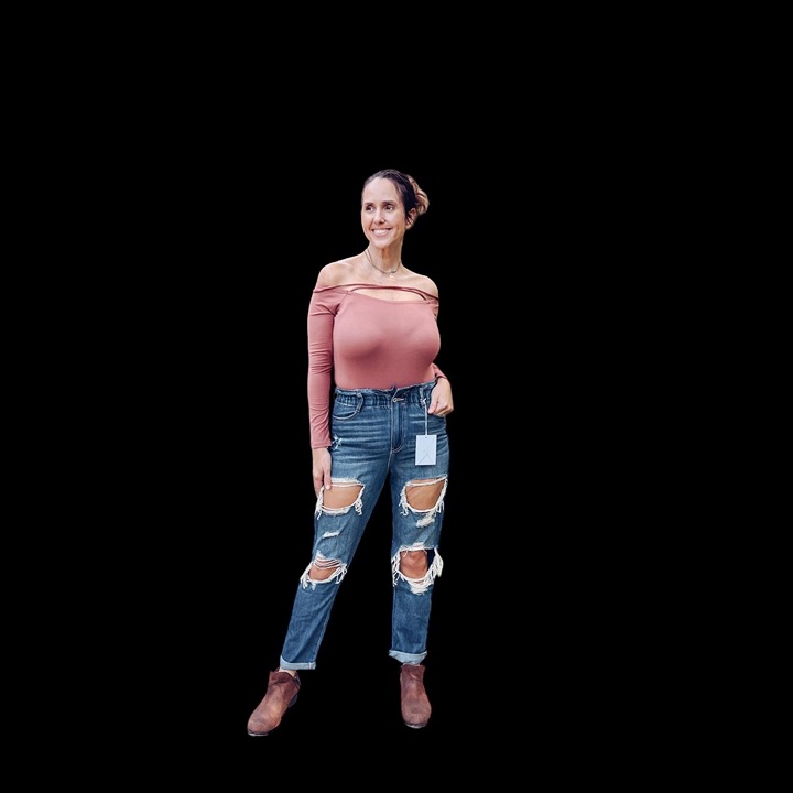 Kan Can- Cay Bay paper bag jeans SIZE 3
