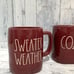 Rae Dunn Fall mugs 2021 Cozy, Turkey day, Sweater weather