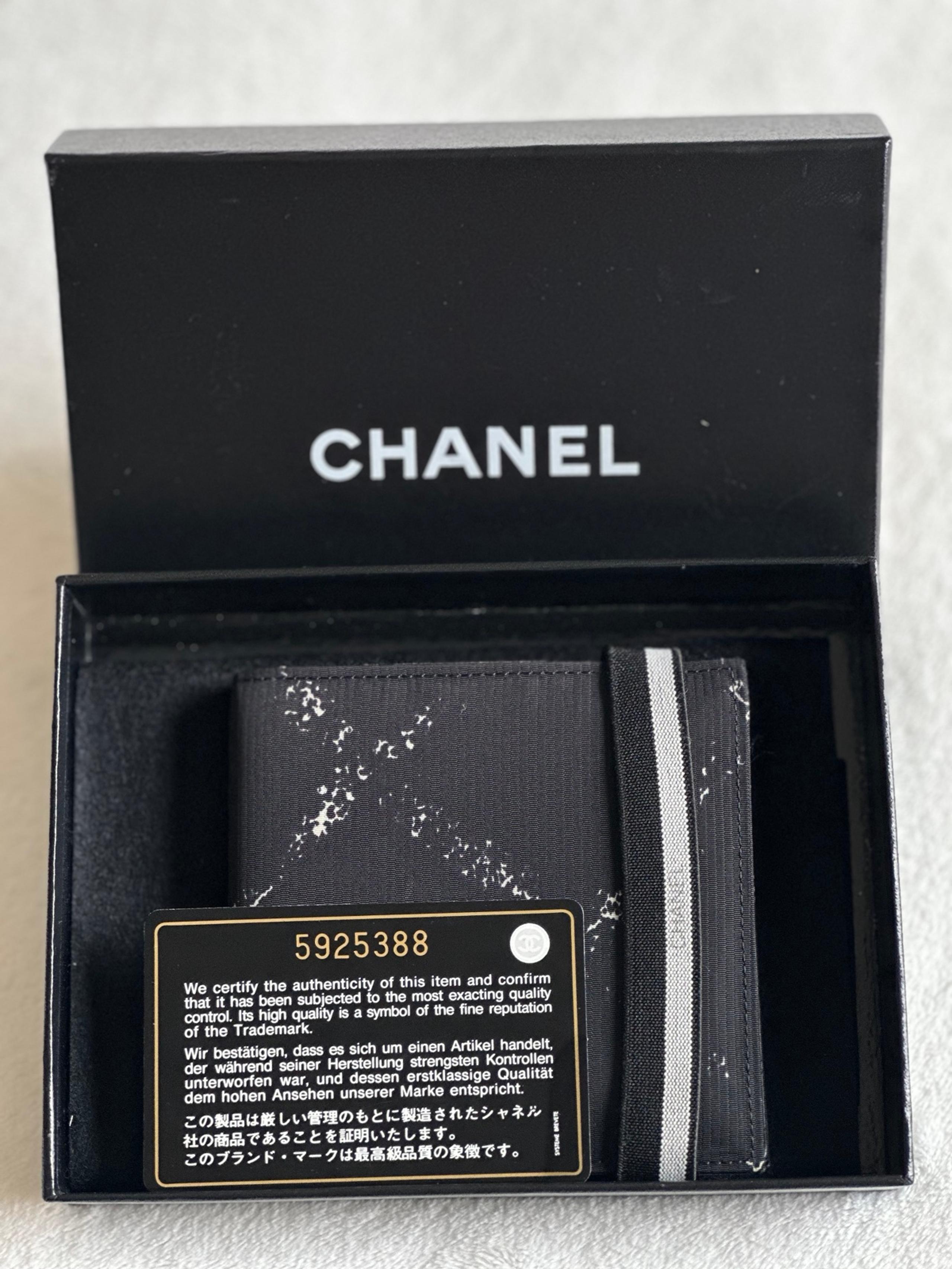 CHANEL Travel Line Bifold Wallet Black