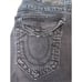 True Religion Ricky Black Denim Relaxed Straight Jeans, Size 32