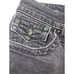 True Religion Ricky Black Denim Relaxed Straight Jeans, Size 32