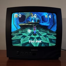 Emerson 13 CRT TV model ET-13P2 and Radio Shack RF modulator for retro gaming