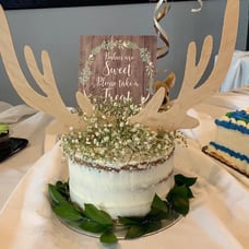 Wooden Cake Topper