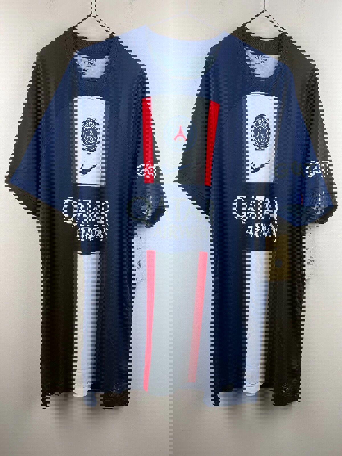 Nike PSG Paris Saint-Germain 22/23 Home Jersey Mens Large DM1844-411 Qatar NWT