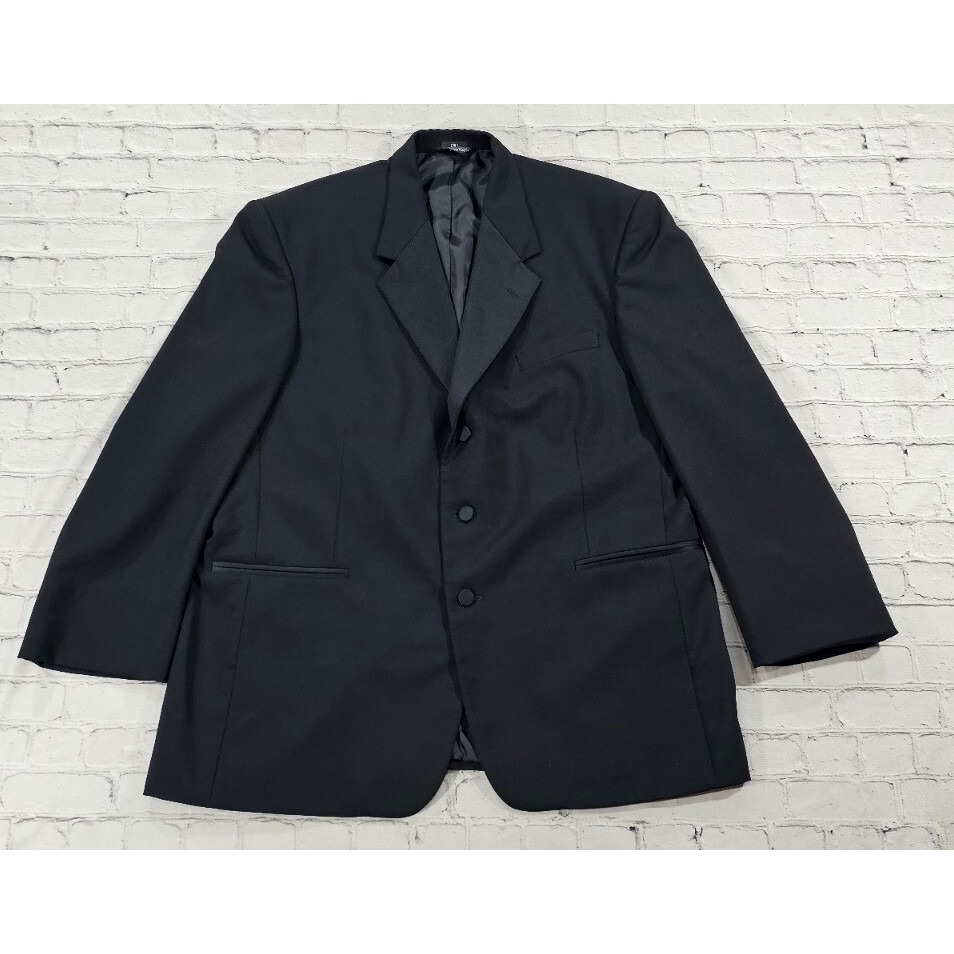 Jean Yves Paris Tuxedo Jacket Blazer Prom Cruise Wedding Formal Costume MENS 46L