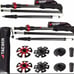 TAC9ER Trekking Poles with Wrist Straps - Adjustable Carbon Hiking Poles
