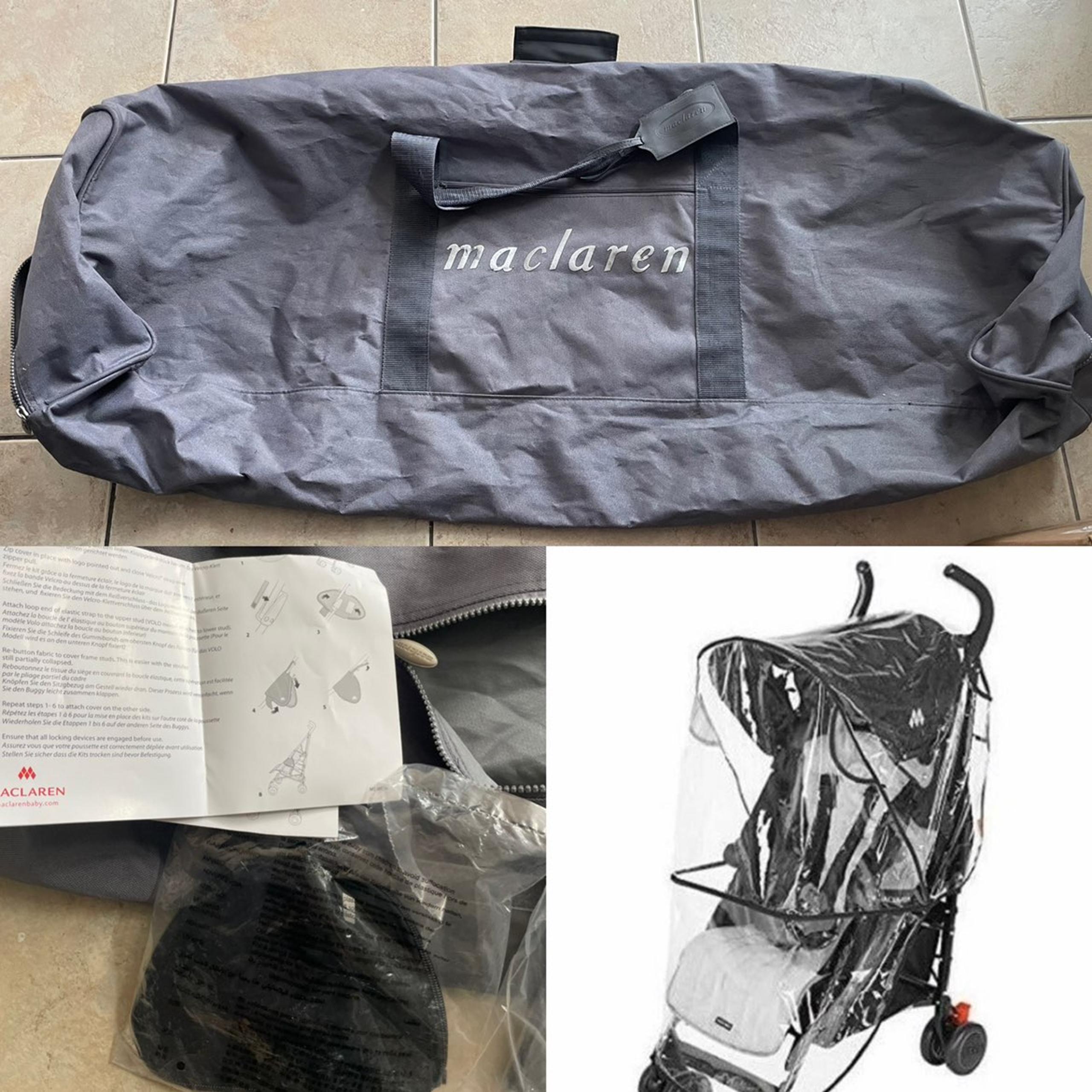Maclaren stroller bag - rain cover - rai