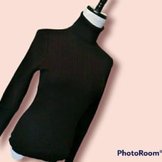 CHARTER CLUB BLACK RIBBED CABLEKNIT SMALL WOMENS