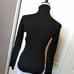 CHARTER CLUB BLACK RIBBED CABLEKNIT SMALL WOMENS