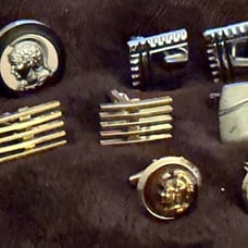 Lot of Mens Vintage Cufflinks trojan roman swank ++
