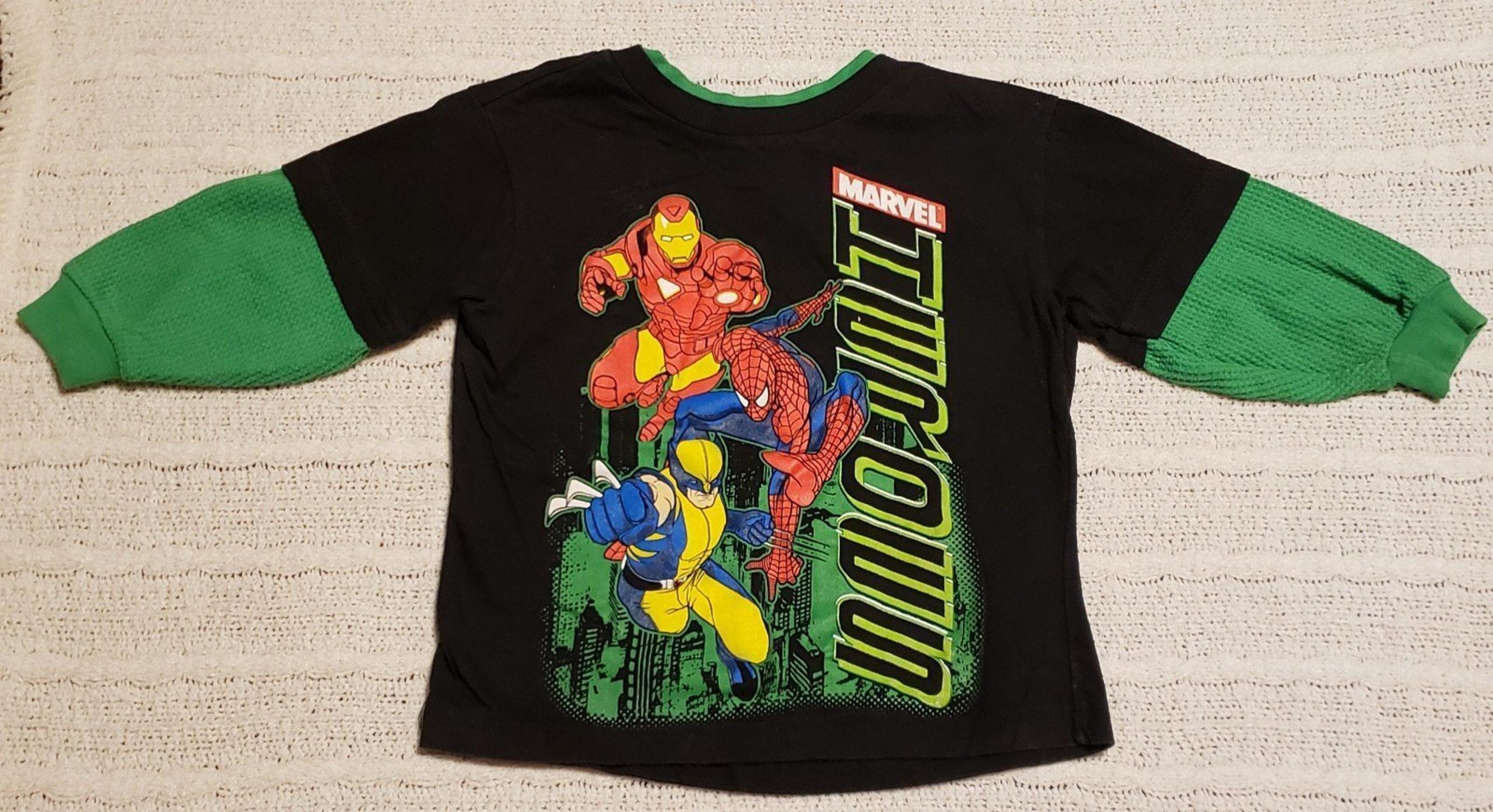 Marvel Heroes Long Sleeve Shirt Boys size 3T
