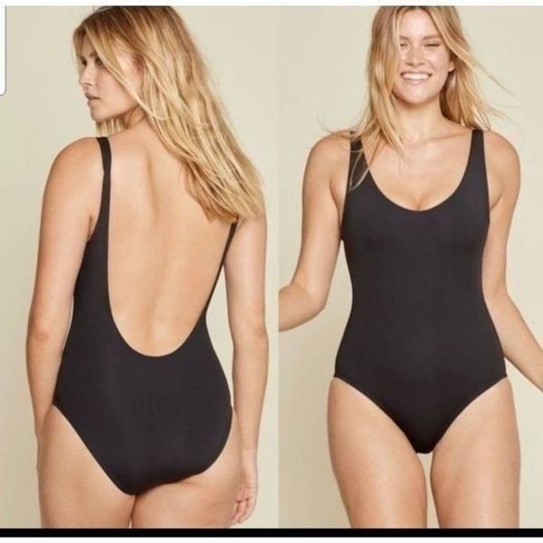 Andie Swim Ibiza one piece swimsuit black sz XXL