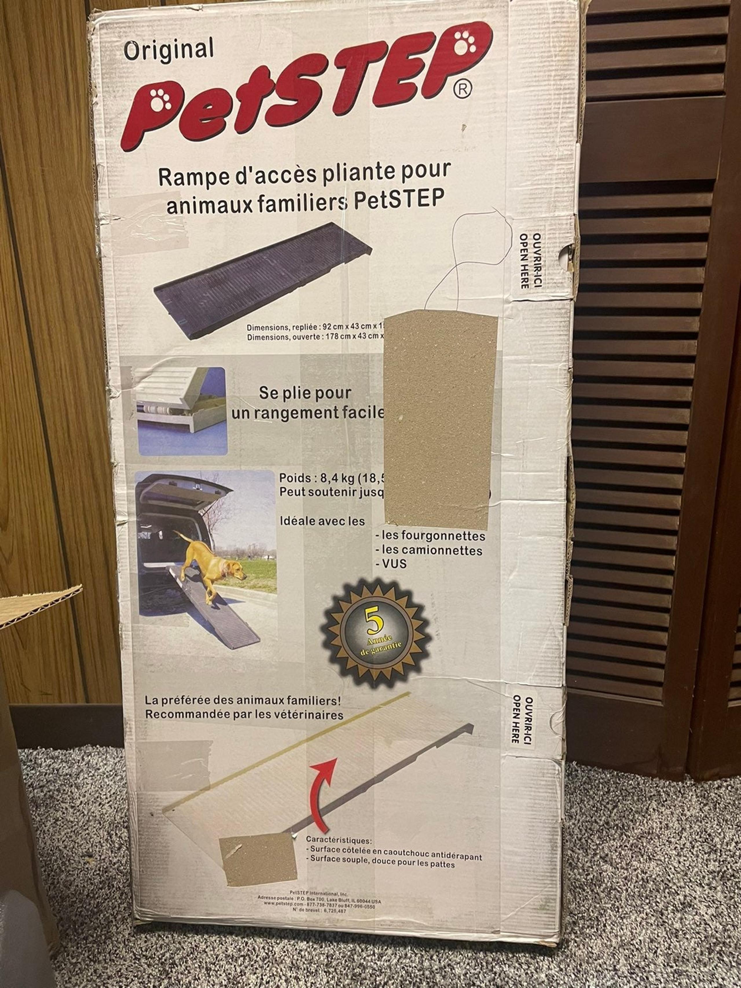 Petstep folding pet ramp