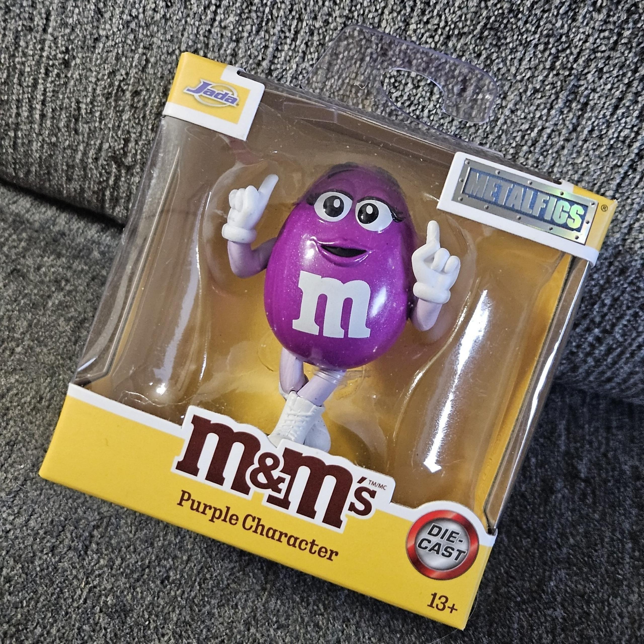 Jada M&M Purple 3" Toys Metalfigs Character Diecast Mini Figure NEW