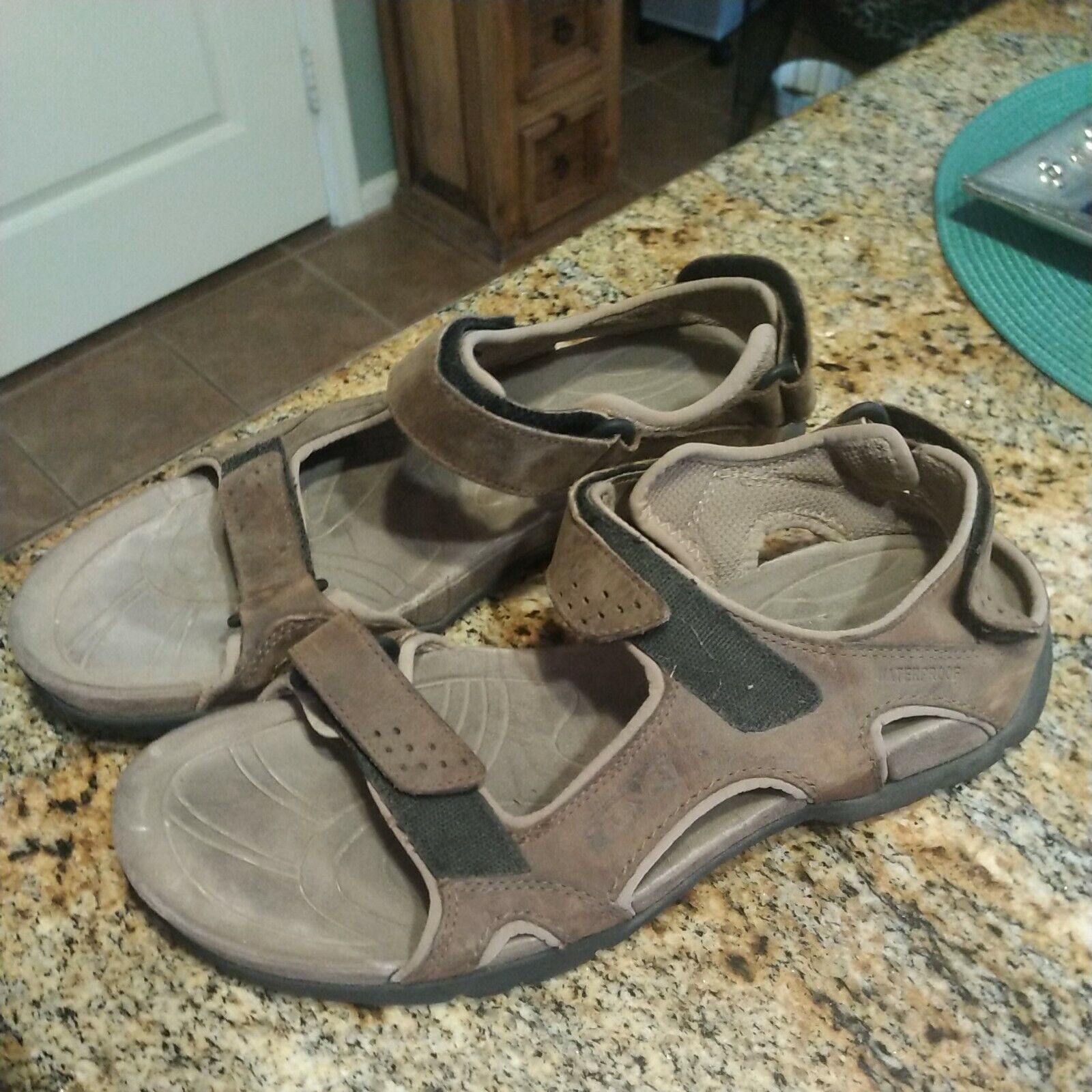 TEVA 6101 Fossil Canyon Hybrid Trail Men 12 US 45.5 EU Brown WATERPROOF Hiking