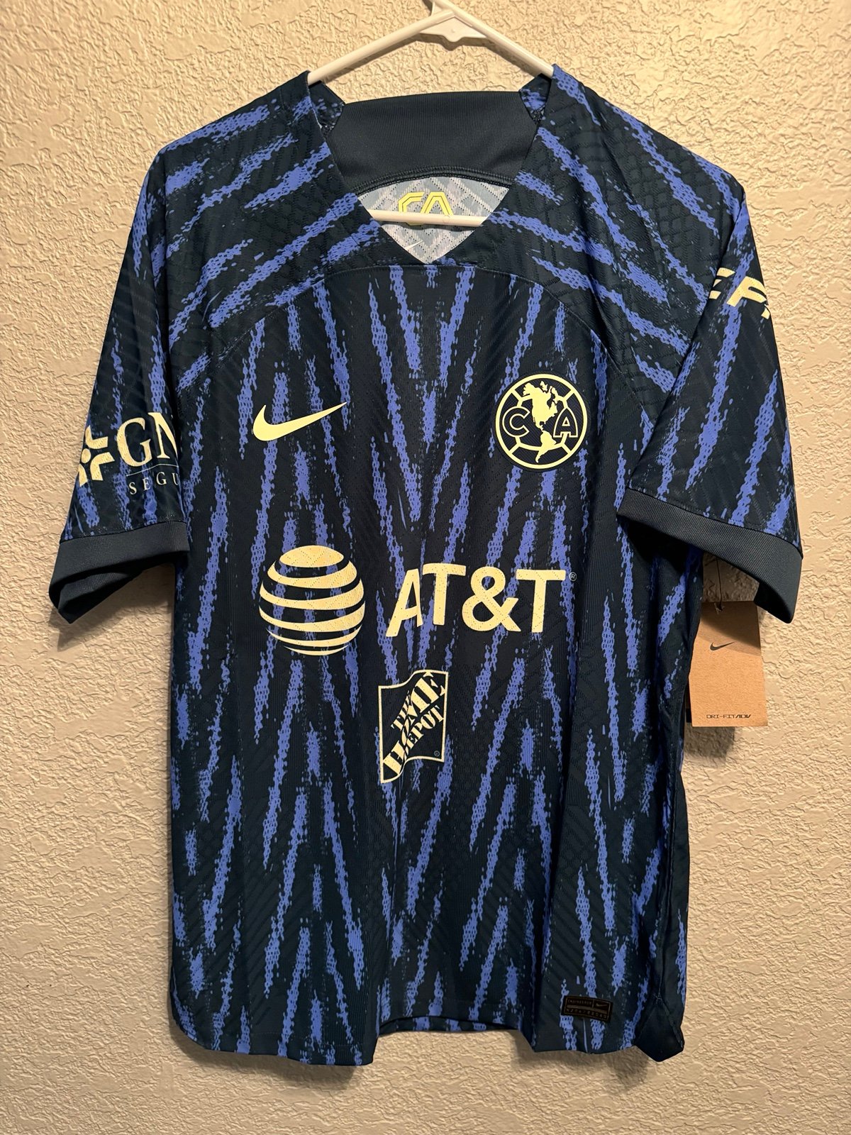 Nike Club America Vapor Match ADV Away Soccer Jersey 22/23 Size M