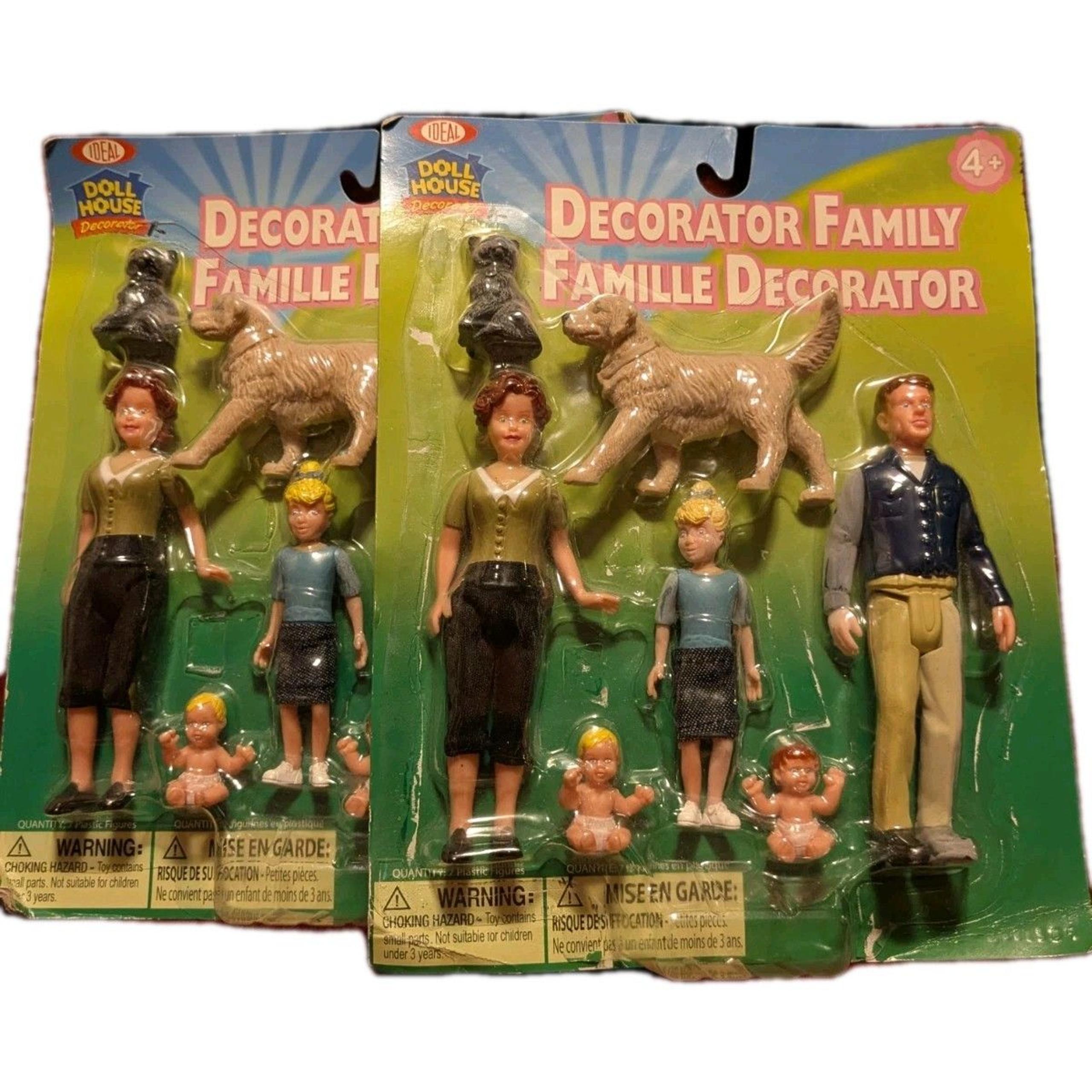 Vintage Decorator Family Dolls