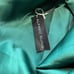 Alfred Sung Hunter Green Satin Twill Sleeveless Square Neck A-Line Gown 16 NWT
