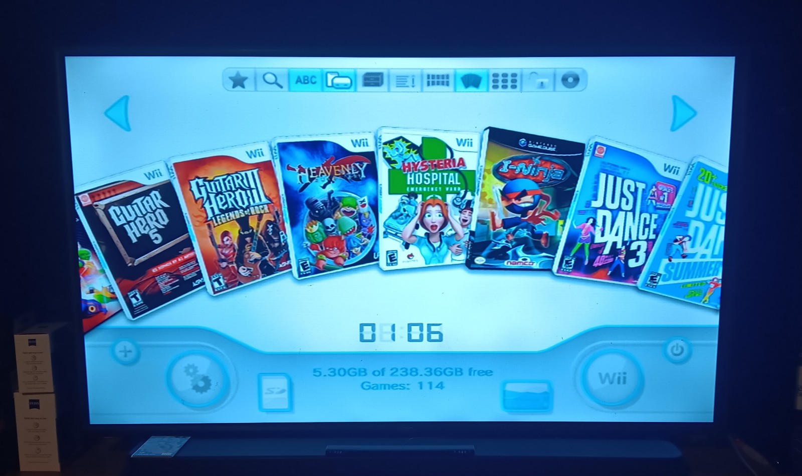 Nintendo Wii Console 256gb RVL-001 With Games