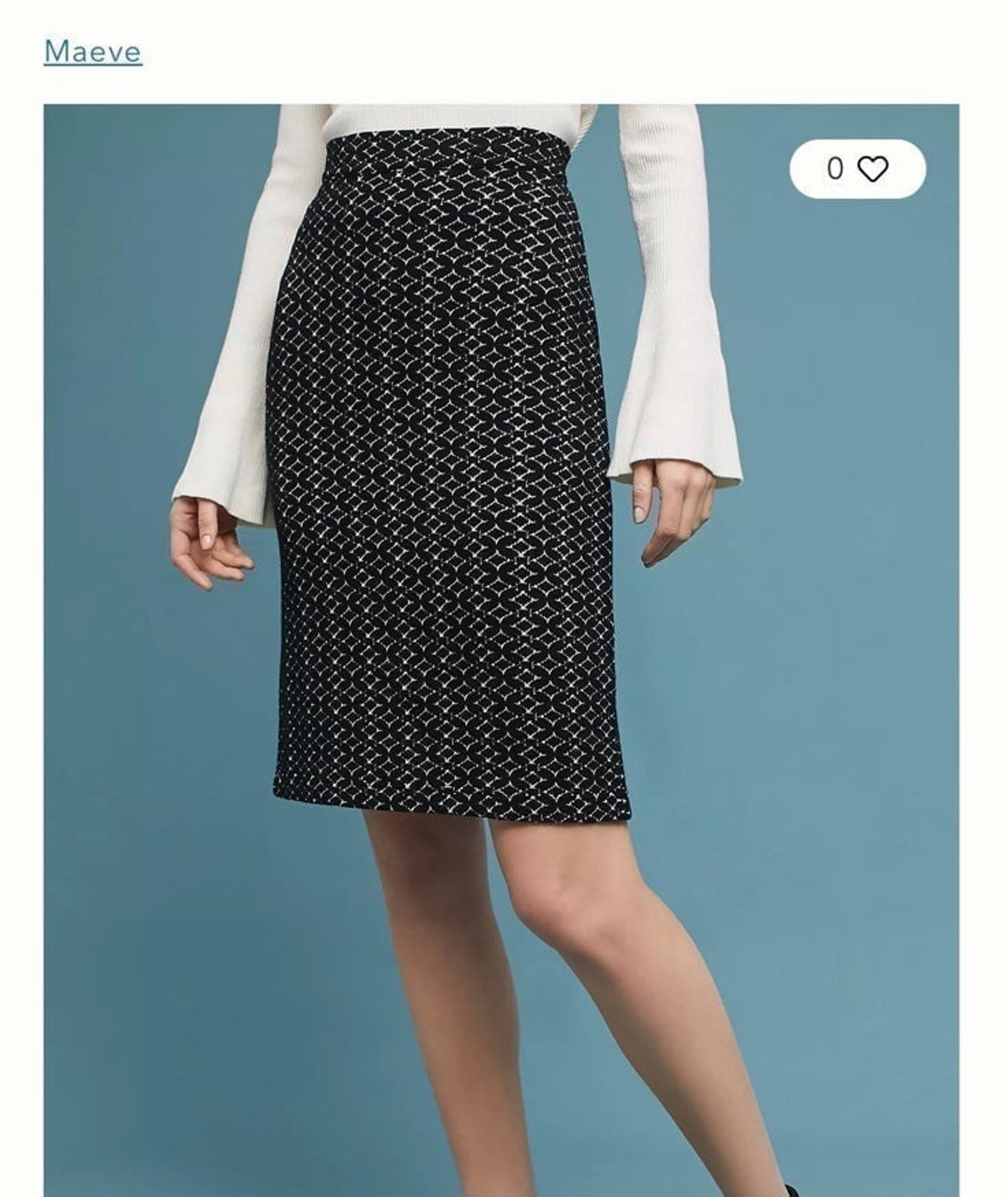 Maeve by Anthropologie Samantha Knit Pencil Skirt