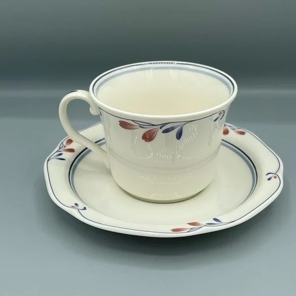 Copper Bud Teacup & Saucer