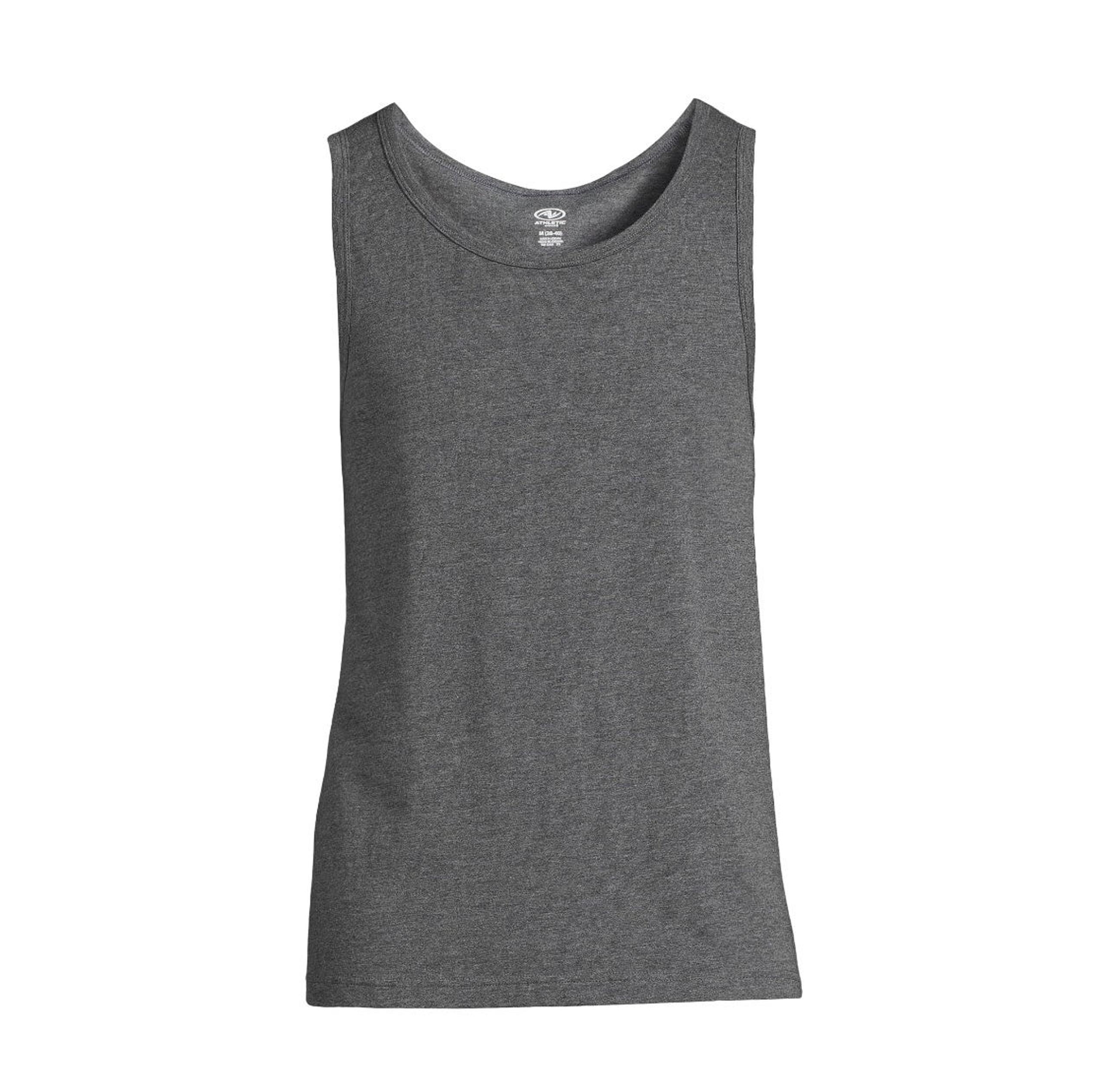 ATHLETIC WORKS Mens Tank Top Gray Size XL 46-48 New