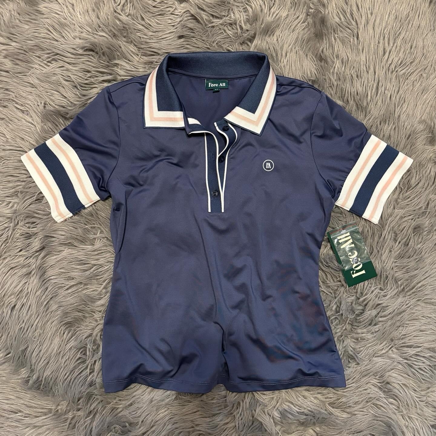 NWT FORE.ALL Betty Polo - Indigo