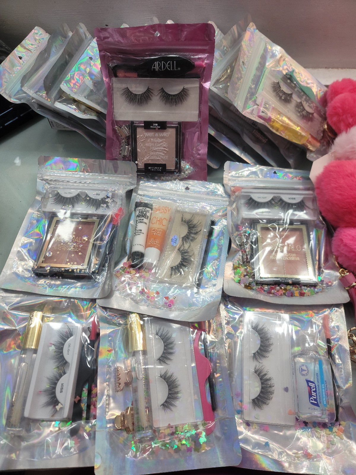 Custom Eyelashes & makeup packs, small business accessories bundle sets NEW!!