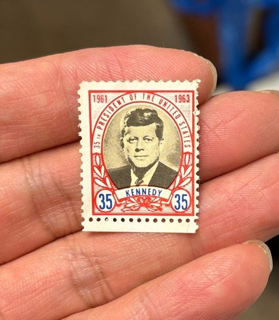 Super rare 35th US President Kennedy Stamp